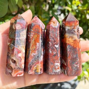 Vente en gros de tours de pierres en agate mexicaine naturelle polie de style bohème pour une décoration intérieure unique et des cadeaux de fêtes - Product Image 5