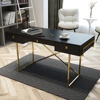 Bureau d'étude simple à la maison simple bureau et chaise bureau moderne bureau d'ordinateur avec combinaison de tiroir vente en gros
