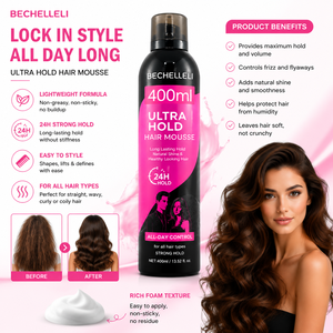 Espuma para Peinar Voluminizadora de Fijación Ultra Fuerte para Todo Tipo de Cabello, Marca Privada Profesional OEM, Venta al Por Mayor, MOQ Bajo, Espuma para Trenzas - Product Image 3