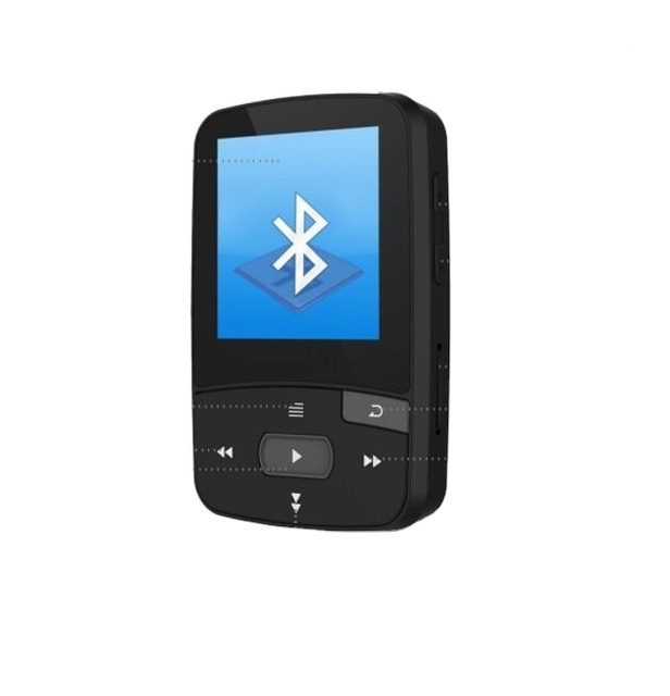 OEM X50 Sport BT MP3 Music Player 8gb Clip Mini Player No Fm No Video With Screen Hebrew Language Digital Player.