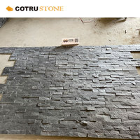 Fournisseur direct usine de pierre d'ardoise noire de Jiujiang pour revêtements muraux décoratifs extérieurs et panneaux muraux naturels