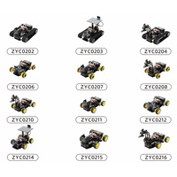 Tscinbuny Kit de Inicio Educativo ESP32 16 en 1, Placas Educativas y de Fabricación con Control por APP, Kit de Coche Robótico de Programación STEM para ESP32
