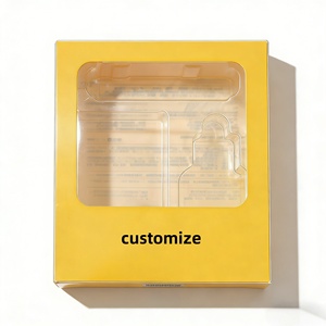 Caja de PVC Transparente Personalizada para Comercio Electrónico, con Ventana, para Lociones, Perfumes, Lápices Labiales, Etiqueta Privada, Inserto de Blíster, Embalaje en Pequeños Lotes - Product Image 1