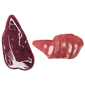 D kral doldurulmuş oyuncaklar Pizza köpek peluş gıda oyuncak köpek gıcırtılı oyuncak - Product Image 6