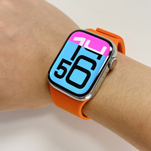 Correa de Repuesto Magnética de Silicona Suave con Patrón de Lichí para <span class=keywords><strong>Apple</strong></span> <span class=keywords><strong>Watch</strong></span> 10 11, para iWatch de 46mm y 49mm - Product Image 4
