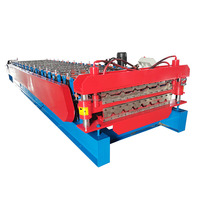 Machine de formage à froid pour tôles de toiture en acier PPGI et tuiles à double couche, vente directe en gros