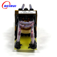 Transformateur haute fréquence personnalisé à noyau de ferrite en cuivre vertical, bobinage BR 2623, 68k-100kHz, bornes fixées en époxy BEIRUI