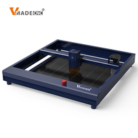 Máquina de Grabado Láser Portátil de Escritorio Pequeña de Bambú, Silicona, Goma y Cerámica de 5.5W, 10W, 20W, Mini Grabador Láser Xtool