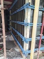 Estructura de Acero Reutilizable para Muros Cortafuegos, Recubierta de Zinc, Duradera, para Construcción de Hormigón, Construcción Residencial, Acero de Canal para Encofrado