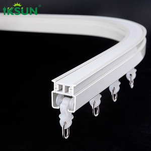 Iksun Aluminum Alloy Emergency Room Medical Transfusion Flexible Bendable <b>Ceiling</b> <b>Curtain</b> Track - Product Image 2