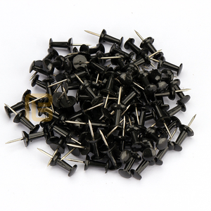 Các loại màu thumbtacks nhựa đôi đứng đầu móng tay mềm Hội Đồng Quản Trị đầy màu sắc đẩy chiều dài pin 23 mét cho văn phòng trường học - Product Image 2