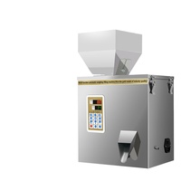 10G-100G tas Sachet kecil elektrik, mesin pengisi berat botol kaca bumbu kopi otomatis
