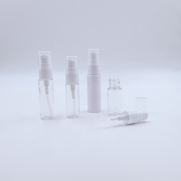 Bouteilles de pulvérisation de parfum en plastique blanc vide 10ml 15ml 20ml 25ml 30ml Distributeur de taille de voyage Bouteille de pompe de lotion