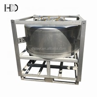Réservoir de stockage de lait en acier inoxydable de qualité alimentaire Wanlong OEM, IBC Tote Tank 1000L, respectueux de l'environnement
