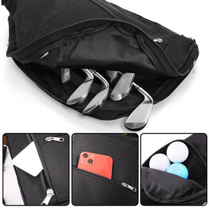 Sac de golf léger pour le dimanche, sac de transport portable pour le golf, sac d'entraînement durable avec pochette pour accessoires pour la pratique en extérieur - Product Image 4