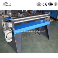 Machine de formage de rouleaux de tubes ronds en tôle de 1300 mm à bas prix Preda pour la fabrication de conduits d'air