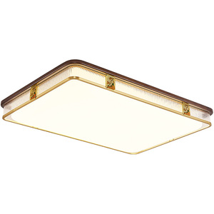 Chinese Style Ceiling Light Led Living <b>Room</b> Bedroom Oak Enamel Alloy Frame Acrylic <b>Diffuser</b> - Product Image 4