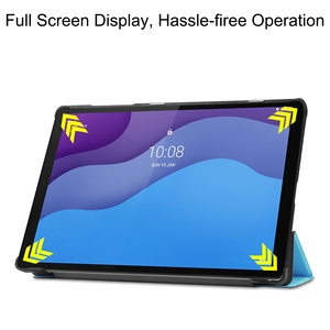 Étui de <span class=keywords><strong>tablette</strong></span> personnalisé <span class=keywords><strong>pour</strong></span> la série <span class=keywords><strong>Lenovo</strong></span> <span class=keywords><strong>Tab</strong></span> <span class=keywords><strong>M10</strong></span>, étui antichoc avec protection de l'objectif, support en cuir PU intelligent, <span class=keywords><strong>coque</strong></span> de <span class=keywords><strong>tablette</strong></span> - Product Image 3