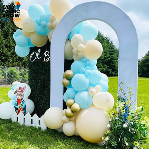 Arche de toile imprimée sur mesure en 3 panneaux pour révélation du sexe – Décoration de fête - Product Image 6
