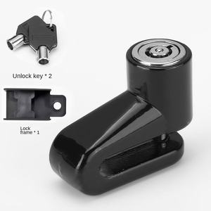 Serrure à disque en alliage antivol pour vélo, accessoire d'escooter, serrure de frein à disque pour scooter électrique, vélo, moto - Product Image 6
