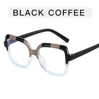 Gafas de Sol al por Mayor con Montura de Color en Contraste, Lentes Planas, Montura Grande de Moda, Gafas de Diseñador para Mujer, Logotipo Personalizado, Alta Calidad