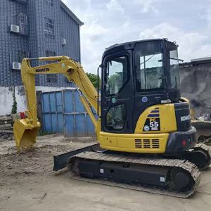 Mini-excavatrice Komatsu PC55MR avec chenilles en caoutchouc, moteur, pompe et roulement, cabine confortable, espace conducteur climatisé - Product Image 1