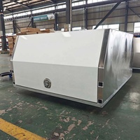 Auvent de camionnette double cabine en aluminium sur mesure pour l'extérieur avec tiroirs
