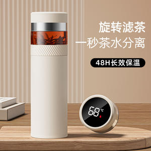 Vaso Térmico Inteligente de Acero Inoxidable 316 con Pantalla de Temperatura para Preparar Té, Uso en Oficina - Product Image 2