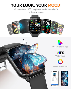 สมาร์ทวอทช์ IP68 กันน้ำ ตรวจวัดอัตราการเต้นของหัวใจ สมาร์ทวอทช์ สายรัดข้อมือฟิตเนส สมาร์ทวอทช์ - Product Image 4