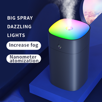 Mini humidificateur d'air ultrasonique portable pour voiture, humidificateur de bureau USB 400 ml, diffuseur d'huiles essentielles, humidificateurs d'air en gros en Chine, prix bas