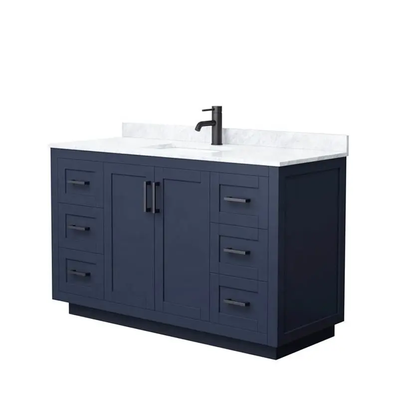 RTA US dimensioni Standard Blue shaker mobile da bagno moderno vanity