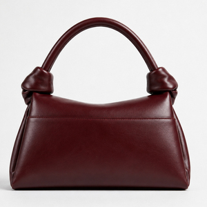 Sac à main pour femme en cuir véritable de haute qualité avec poignée nouée, vente en gros par le fabricant Gorfia - Product Image 3