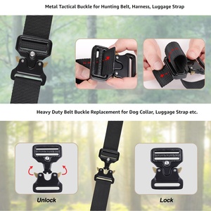 Hebilla de zapatos de metal de liberación rápida automática Hebilla táctica de aleación de zinc de 39mm - Product Image 5