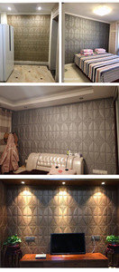 Vinilo Decorativo Autoadhesivo 3D <span class=keywords><strong>para</strong></span> Pared |   Anticolisión, Impermeable, Resistente a la Humedad |   Pegatina <span class=keywords><strong>de</strong></span> Pared <span class=keywords><strong>para</strong></span> Cabecera <span class=keywords><strong>de</strong></span> Dormitorio - Product Image 2