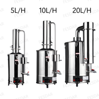Distillateur d'Eau en Acier Inoxydable / Appareil de Distillation d'Eau / Distillateur d'Eau de Laboratoire