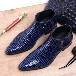 Chaussures Derby pour hommes en cuir véritable, personnalisées, tendance, haut de gamme, polies, polyvalentes, élégantes et respirantes - Product Image 1