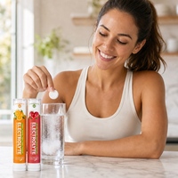 Comprimé effervescent à marque privée, électrolytes, magnésium, calcium, vitamines, minéraux, pour les os, les muscles et le système immunitaire, OEM ODM, saveur personnalisée pour