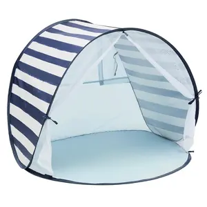 휴대용 자외선 차단 차양 쉼터 자동 팝업 베이비 비치 텐트 2 인용 야외 텐트