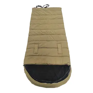 Enlarged and Widened Fleece Warm Sleeping Bag Detachable Machine Wash High-grade Sleeping Bag