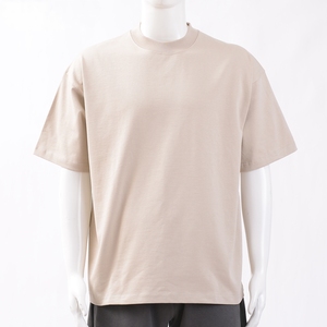 Camiseta de Manga Corta para Hombre, Corte Holgado, 350G, Algodón Grueso, Hombros Caídos, Color Tierra, Diseño Liso, 100% Algodón Tejido, Diseño en Blanco - Product Image 5