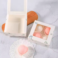 Transparente Kuchenbox mit Fenster und Zahlenformen zur Geburtstagstorten-Dekoration West Pastry Backzubehör