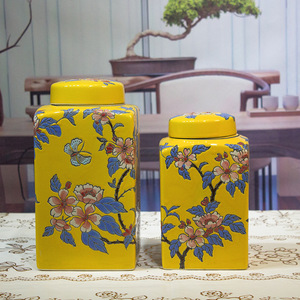 Mới Hiện Đại Cam Vuông Sứ Nồi Trung Quố<span class=keywords><strong>c</strong></span> Lưu Trữ Jar Với Mềm Hoa Trang Trí Nghệ Thuật Deco Phong <span class=keywords><strong>C</strong></span>ách Bình Gốm Cho Đám <span class=keywords><strong>C</strong></span>ưới - Product Image 4