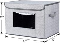 Boîte de rangement pliable en tissu, grande, empilable, avec couvercle, organiseur de placard, panier de rangement pour vêtements