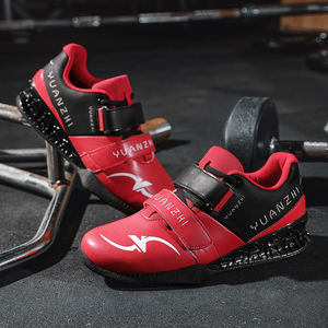 OEM logotipo personalizado zapatos de levantamiento de pesas punta más ancha material superior sintético Squat gimnasio <span class=keywords><strong>zapatillas</strong></span> hechas en China - Product Image 2