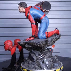 Nueva Estatua Hecha a Mano del Increíble Hombre Araña, Estatua de Personaje de Película de Sideshow en Venta - Product Image 5