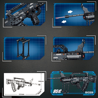 Série militaire 95 bricolage fusil modèle Construction jouet pistolet modèle unisexe en plastique AWM Combat jouet pistolet pour garçons bloc de construction ensemble