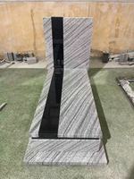 Nouveaux modèles de pierres tombales en granit multicolores de Xiamen en gros
