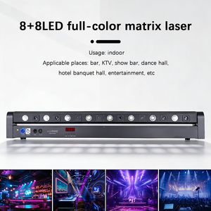 Ventes directes usine : Projecteur de scène à tête mobile 8 faisceaux laser rouge et LED, contrôle DMX512, pour discothèque et soirée - Product Image 4