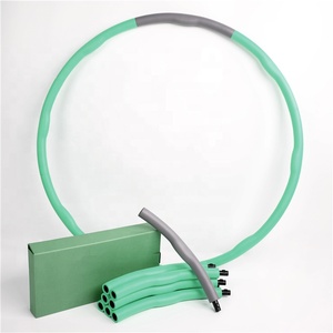 2025 <span class=keywords><strong>Fitness</strong></span> Hula Hoops Logotipo personalizado Desmontable <span class=keywords><strong>Fitness</strong></span> Cintura delgada Anillo Hula Hoops Ajuste abdominal Mejora el peso Conjunto - Product Image 2