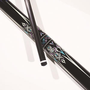 Queue de billard en fibre de carbone en 2 sections, pointe de 11,8 mm, pour le jeu de la neuf balles, design durable - Product Image 2
